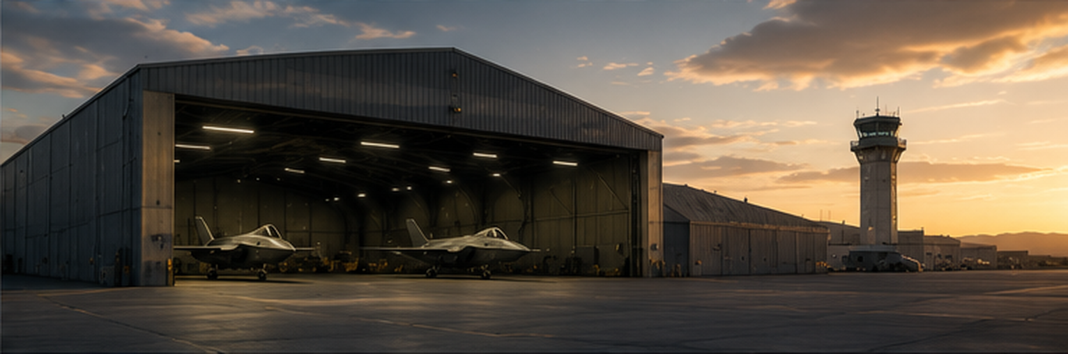 DEP Military Airbase Portfolio — Aircraft Hangars, ATC Tower, Airfield Operations